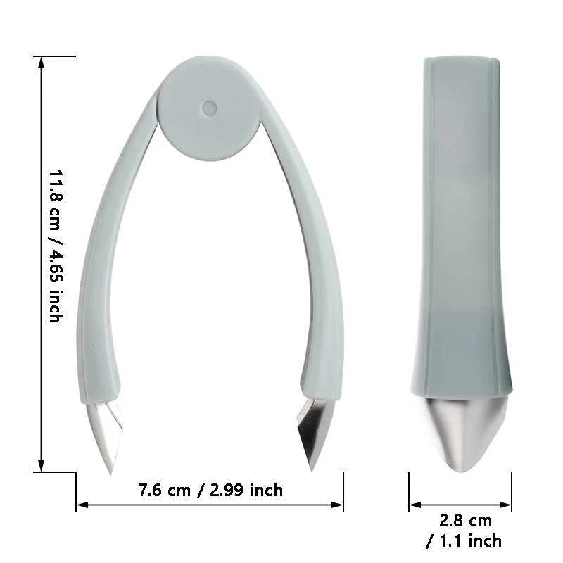 Stainless Steel Tomato Stem Strawberry Leaf Remover Pineapple Seed Cutter Fruit Shelling Tweezer Kitchen Machine Slicer Gadget Fruit Stem Remover