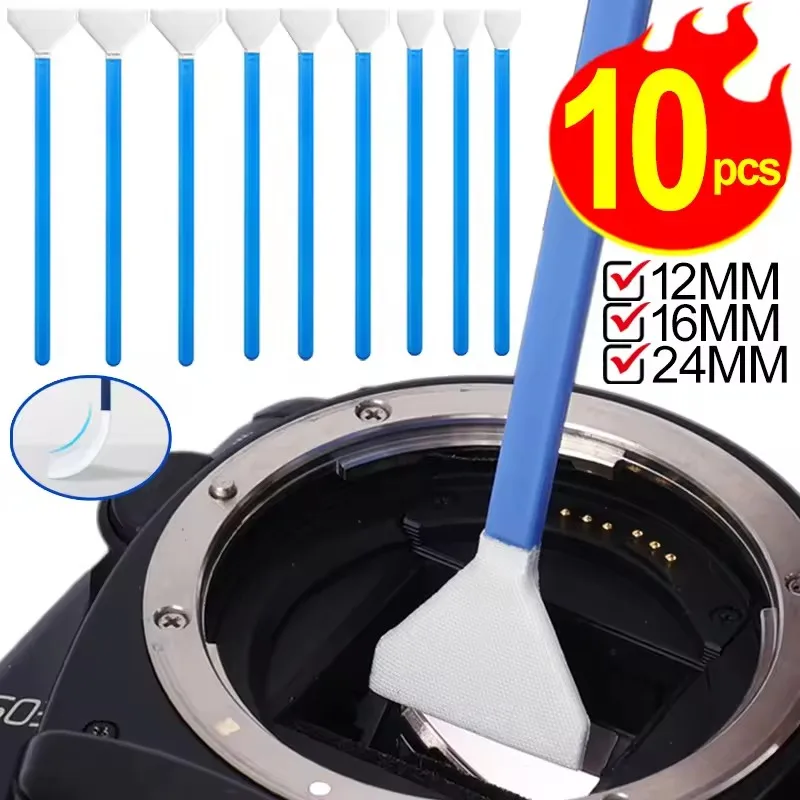 디지털 카메라의 CCD 또는 CMOS 센서용 범용 카메라 센서 청소 면봉 키트, 풀프레임 APS-C M4/3 센서 청소용