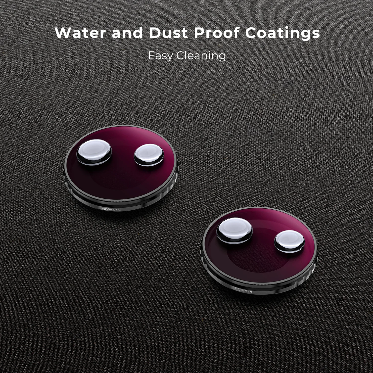 K&F Concept 4-pack ND-filters voor DJI NEO- ND8 ND16 ND32 ND64, meerlaags gecoat neutraal HD optisch glas met lichtmetalen frame