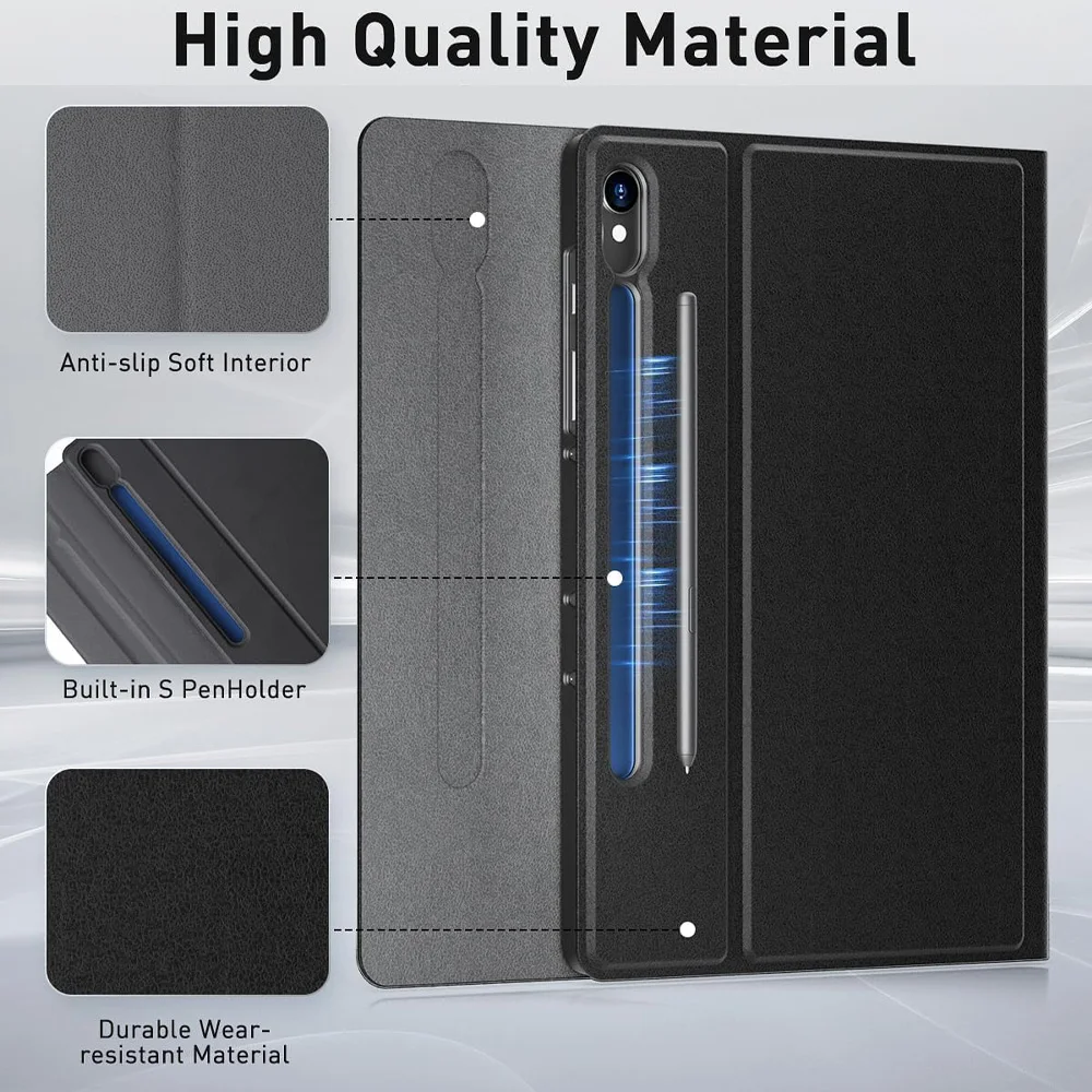Premium Keyboard Case with Pencil Holder for 10.9-inch/11-inch Tablets
