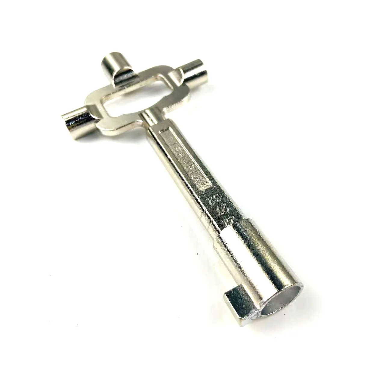 Door Lock Cylinder Door Lock Accessories Locksmith Lock Keys 6 in 1 Construction Key 2pcs Stainless Steel Multitools Measuring Tools for Lock Cylinder