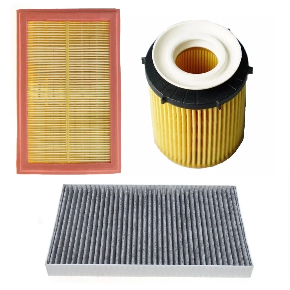 Filtro Aria + Filtro Abitacolo + Filtro Olio Per 2015- Mercedes Benz Slc R172 180 200 300 2016-2019/Slk R172 200 300 A2740940104