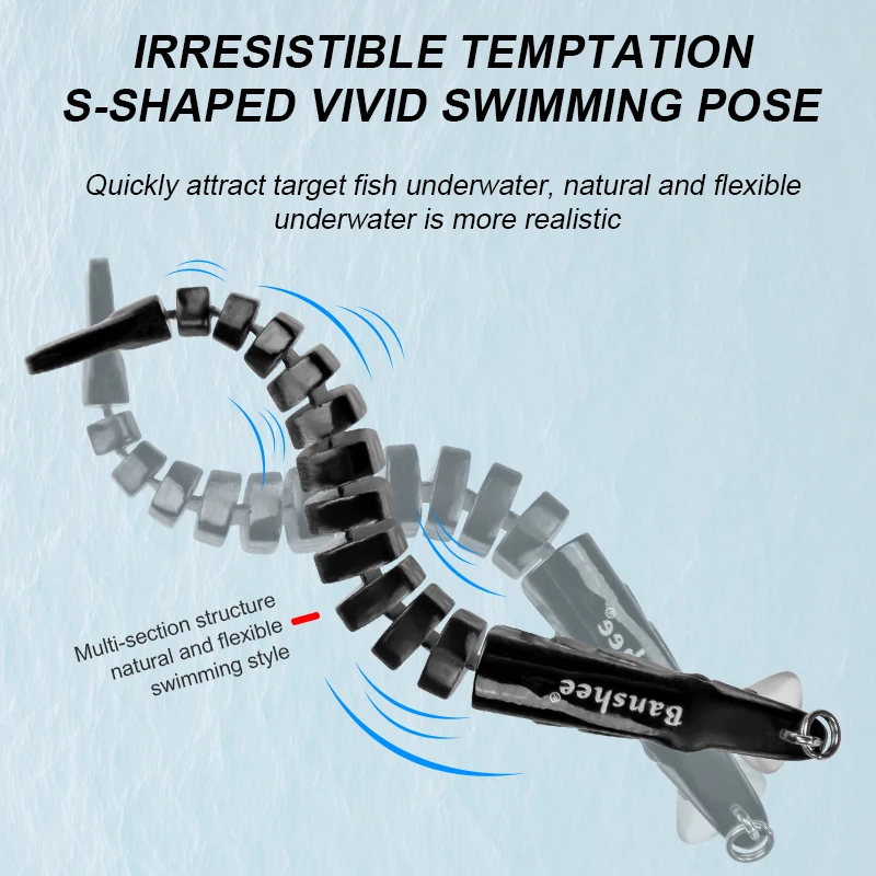 165mm 34g Jointed Crankbait Swimbait – Sinking Hard Bait Wobbler for Pike, Trout, Bass & Trolling 4