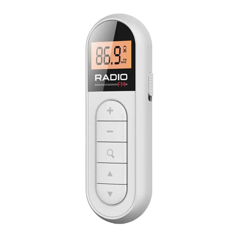 New Personal Portable Pocket Fm Radio Rechargeable Transistor Walkman Radio With Best Reception Belt Clip For Hiking Walkin K8s9