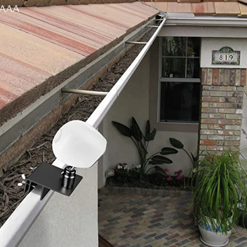 Special Monitoring Bracket For Rain Gutter Weatherproof Gutter Mount Bracket With Universal Screw Adapter Adjustable For Cameras