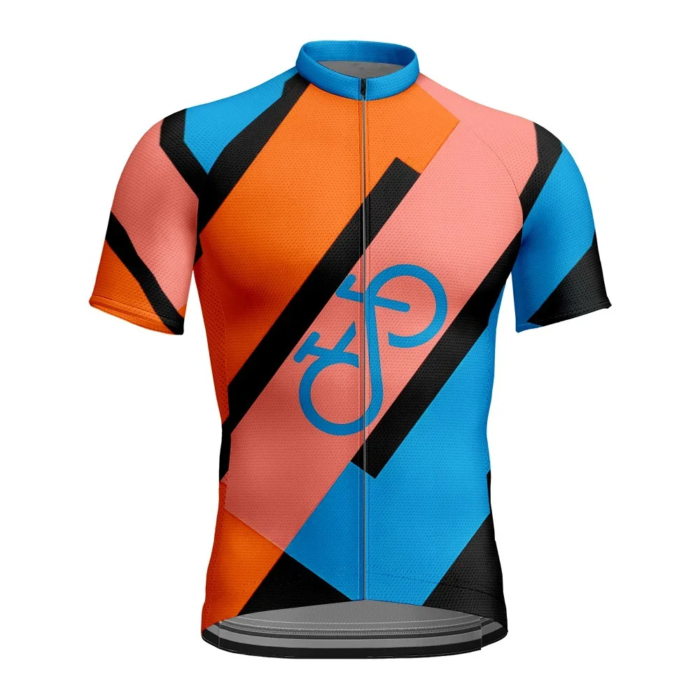 

Short Sleeve Sports Cycle Jersey Spring Summer Men's Cycling Blouse Clothes Man 2023 Clothing Bycicle Shorts Polyester Shirt.