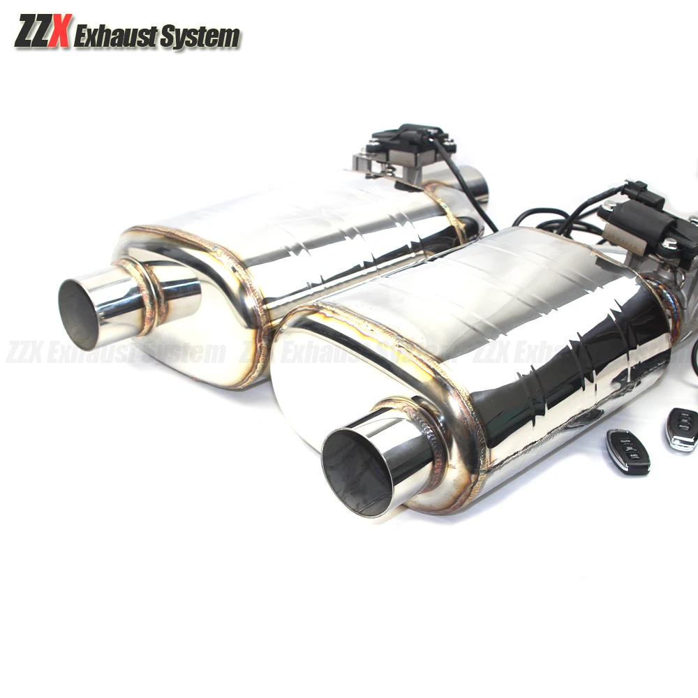 Car 304 stainless steel exhaust pipe Sports muffler Electric control valve Welding universal Diameter 63mm e92 exhaust pipe muffler exhaust control valve exhaust pipe valve