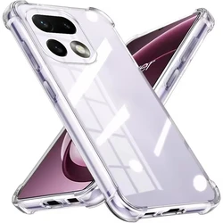 Shockproof Transparent Silicone Back Cover Case - Durable Protective Coque s for Realme 16ProPlus (Transparent Case)