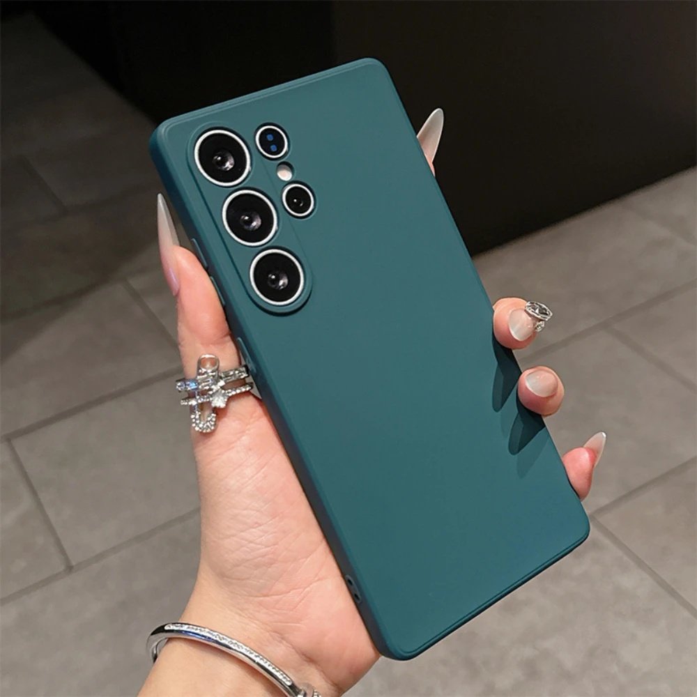 Enhanced Shockproof Soft Silicone Phone Case - Sleek TPU Bumper Protective Shell