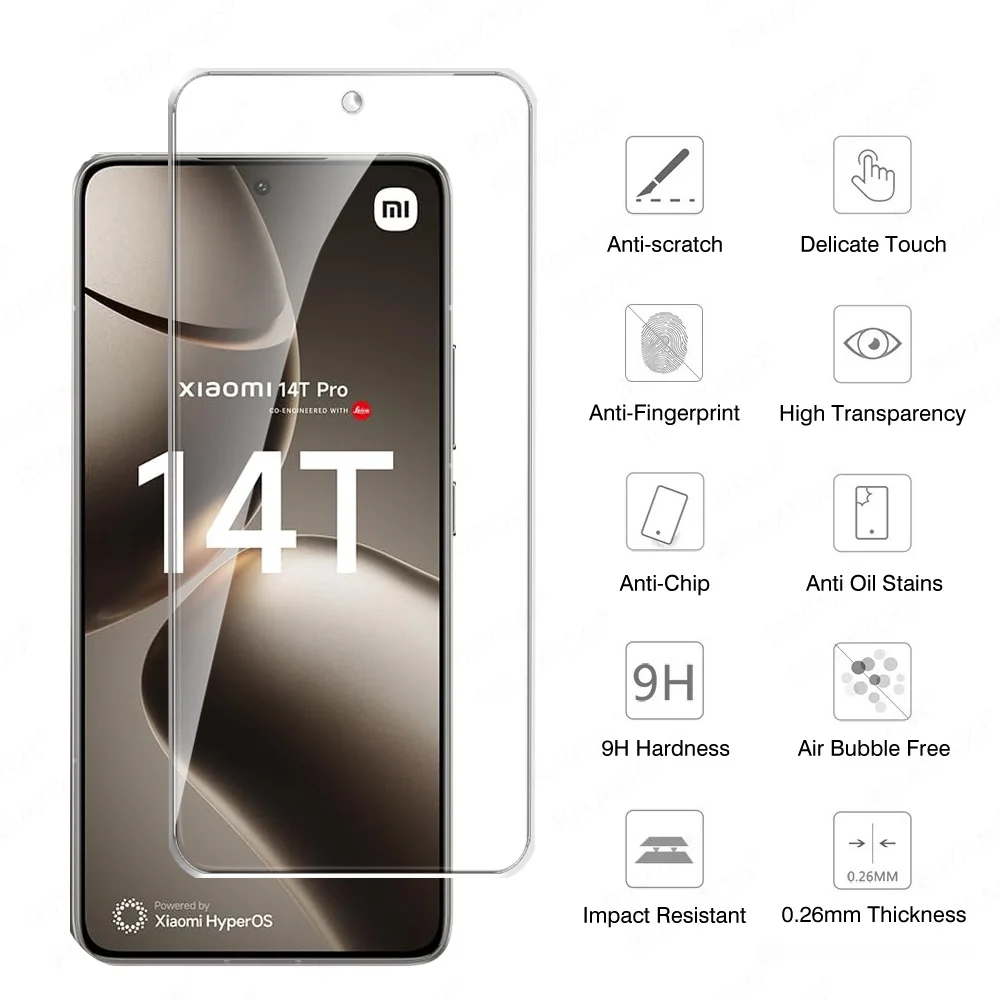 Premium 9H HD Tempered Glass Screen Protector - Full Cover, Multi-Pack Option