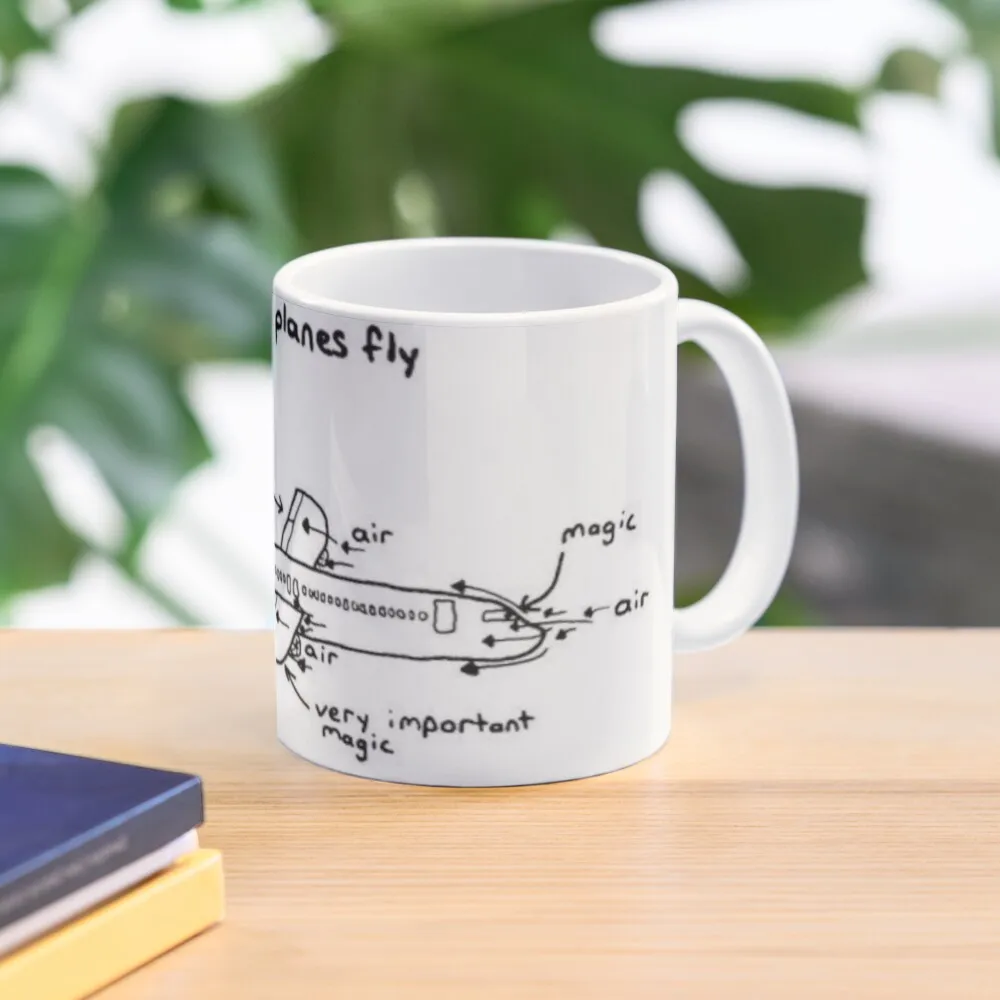 

T-Shirt How Planes Fly Gift Coffee Mug Customs Cups Sets Mug