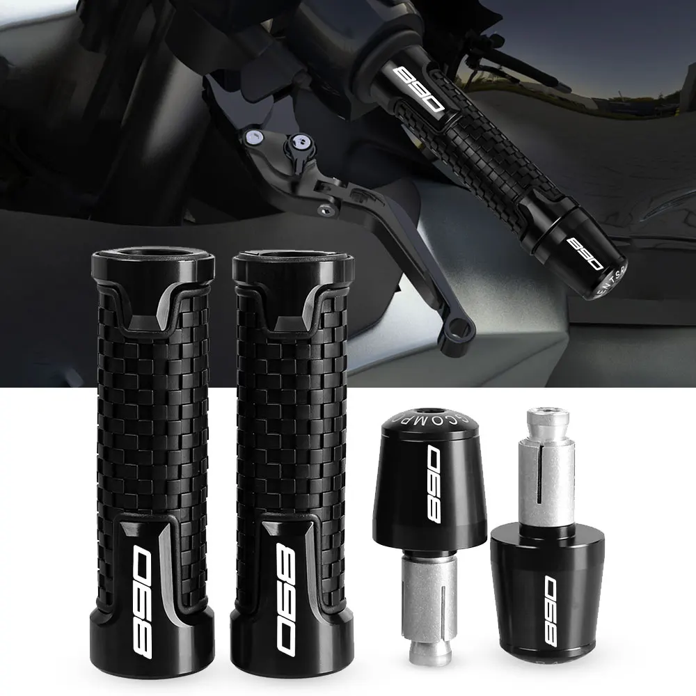 

Handle Grips Ends 7/8" Handlebar Rubber Gel Hand Grips Brake Hands FOR 890ADVENTURE ADVENTURE R 890 DUKE Adventure S 2021 2022