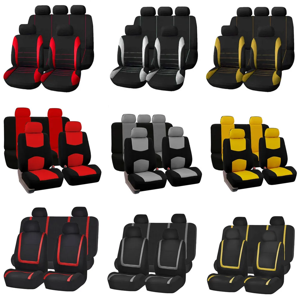 Fabric Car Seat Covers For Nissan Pathfinder Versa GTR 350Z Sunny Teana Qashqai X-Trail Murano Maxima Auto Protector Covers