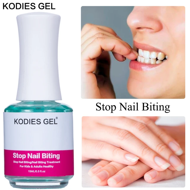 Kodies Gel Stop Nail Biting Treatment 15ml Nail Polish Bitter Cuticle For  Child Adult Non-toxic Healthy Oil Stop Sucking Thumb - Nail Treatments -  AliExpress