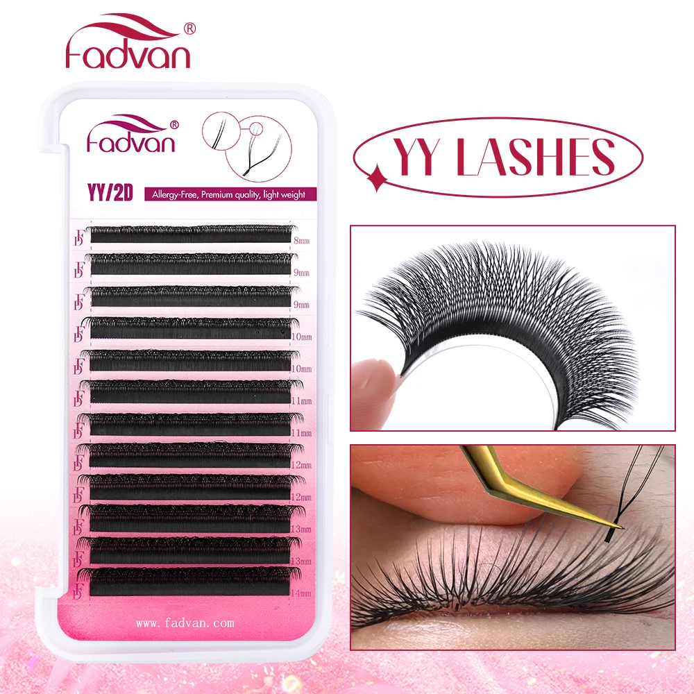 Enhanced Faux Mink Premade Volume Fan Eyelash Extensions - Natural Soft 8-15mm