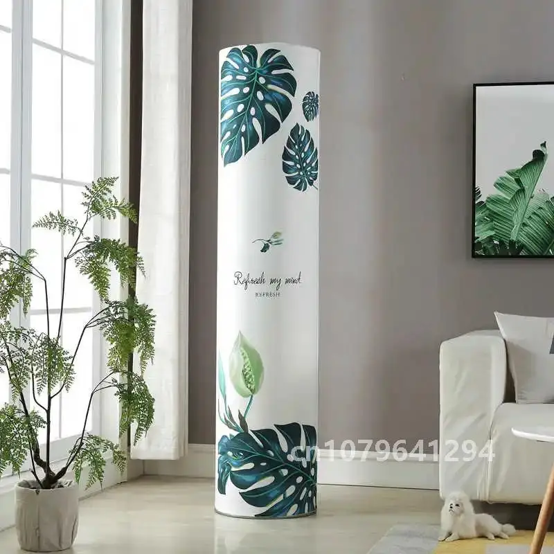 Round Standing Air Conditioner Cover Cleaning Dust Washing Cover Waterproof Protect Funda Aire Acondicionado Exterior