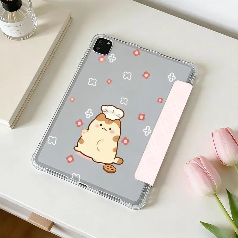 TPU Bumper Tri-Fold Protective Tablet Case for Various Xiaomi and Redmi Pads