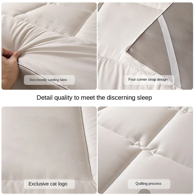 1Pc Hotel Style Mattress Soft Cushion Home Bedroom Tatami Mat Mattress Thickeneded Sleeping Pad Single Double Bed Mattress Vrzone 5