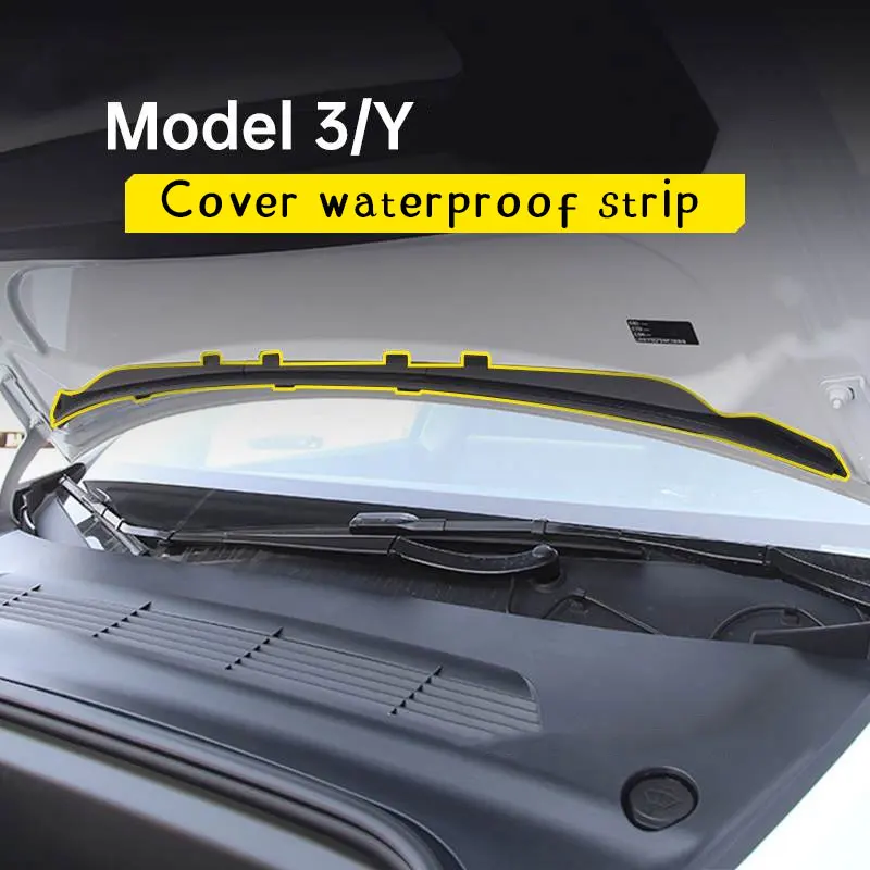 Hood Water Strip For Tesla Model 3 Y Front Chassis Cover Model3Y Water  Strip Air Inlet Protective Cover Modification Accessories - AliExpress