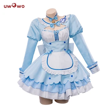 In Stock UWOWO Game NEKOPARA vol 4 Vanilla Maid Dress Cosplay Costume Chocola Vanilla Cute