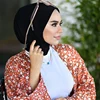 Casquette Hijab Musulmane pour Femme, Sous-Écharpe, Voile en Coton Modal, Turban de Tête Islamique