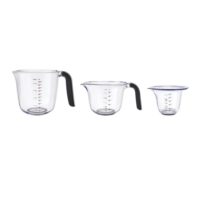 

of 3 Measuring Cups in Black and Clear Personal blender Licuadoras para cocina Blender Blender smoothie portable Lemon juicer Bl