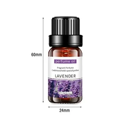 Aromatic Essential Oil Blend - Eucalyptus, Rose, Freesia, Gardenia, Vanilla, Peppermint (10ml) - 10ml (Lavender)