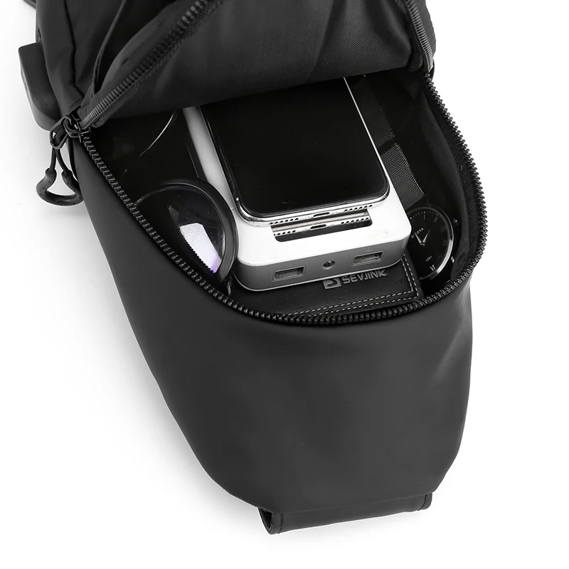 Men's Chest Bag 2023 New Outdoor Sports Messenger Bag Multifunctional Waterproof Oxford Cloth Shoulder Bag Sling Bag Men