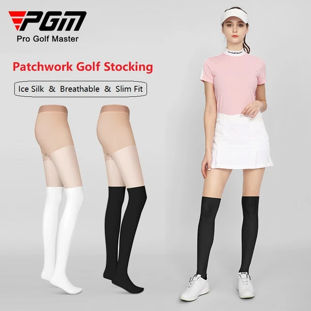 Korean Women Golf Legging Ice Silk Anti-UV Golf Pants Sun Protection Leg  Socks Female Cooling Skinny Stocking Elastic Panty-Hose - AliExpress