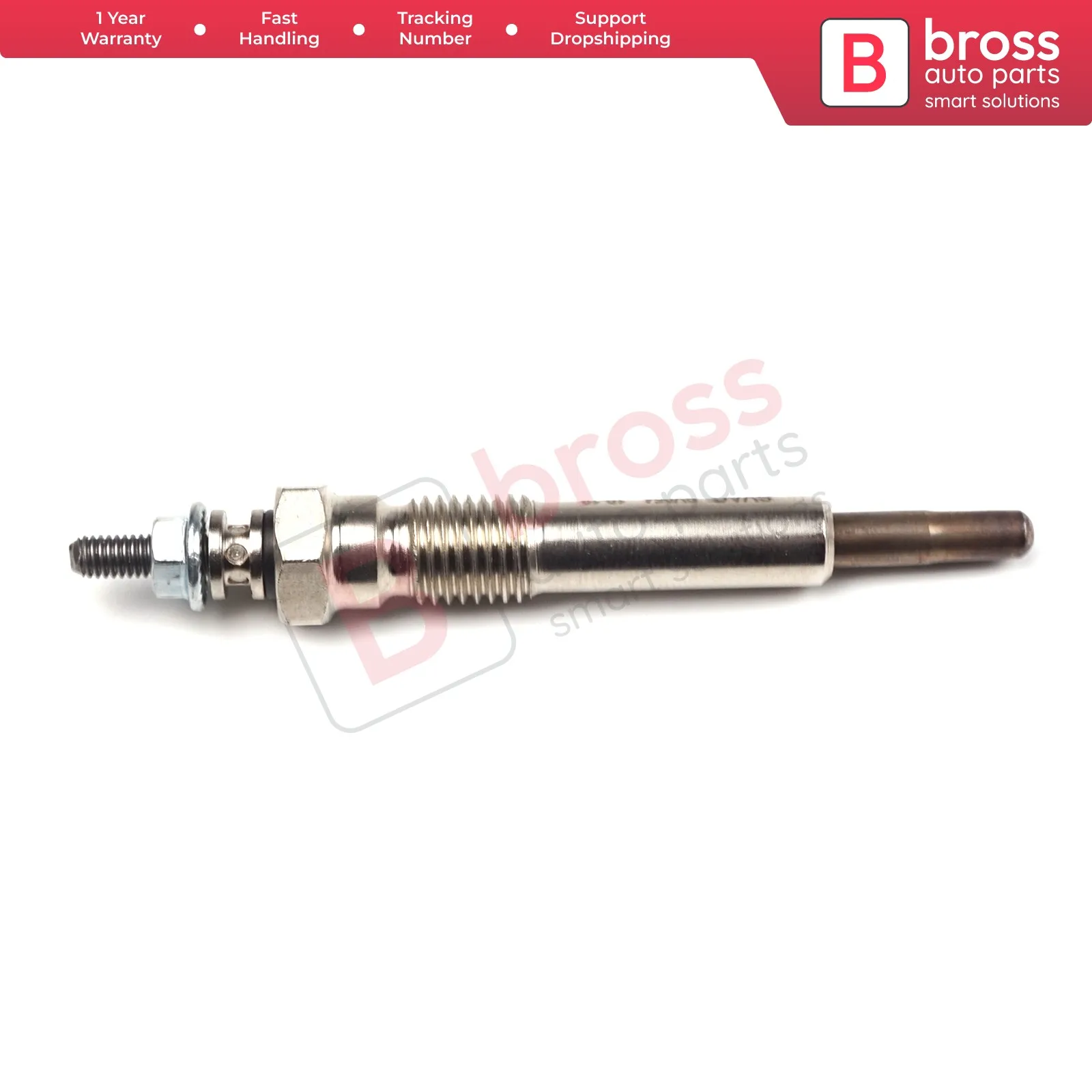 

Bross Auto Parts BGP63 1 Piece Heater Glow Plugs GJ26IS, 371G, 100226208 for Isuzu Opel Bedford Vauxhall Ship From Turkey