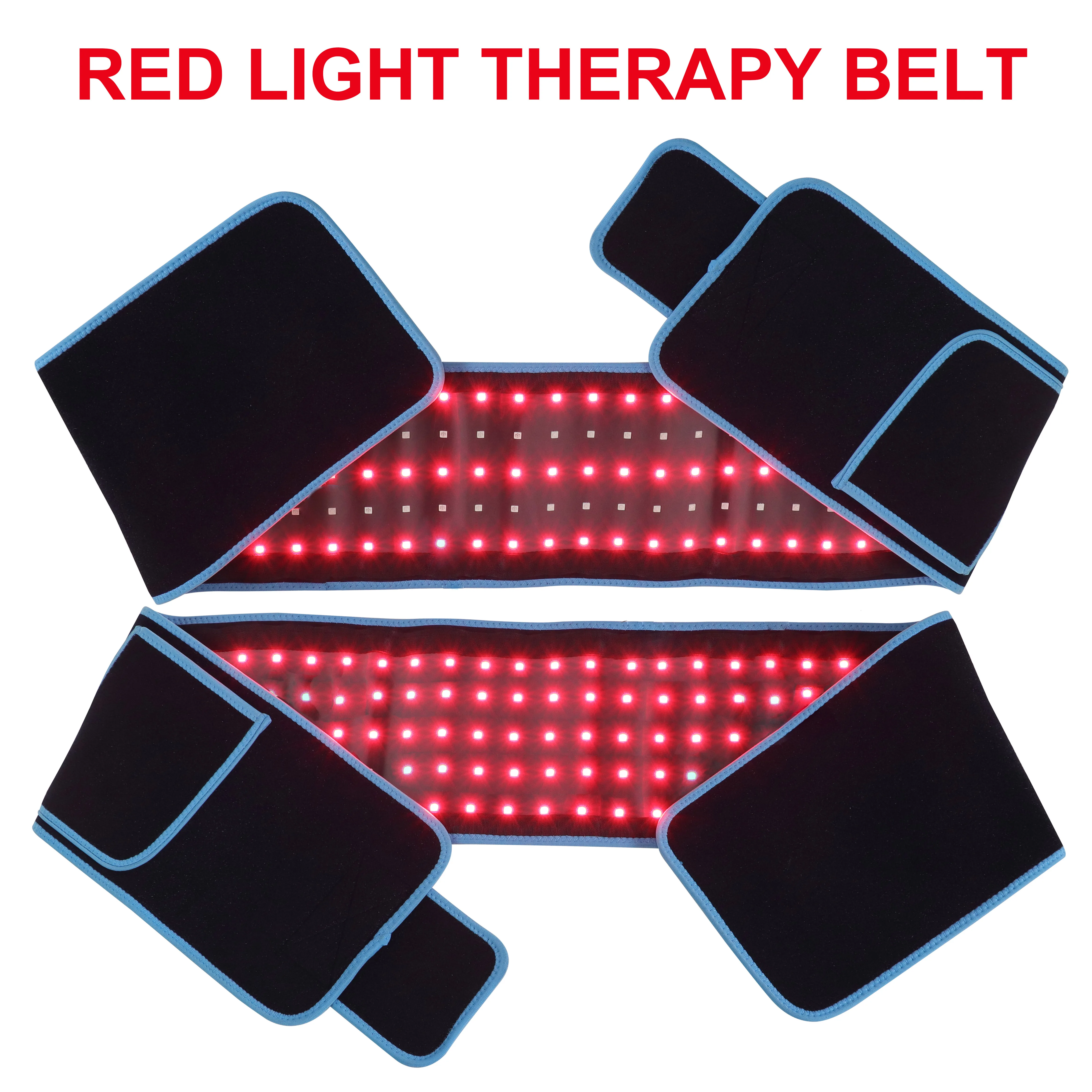 Lovtravel 105pcs Led Red Light Therapy Belt 635nm&660nm Near Infrared