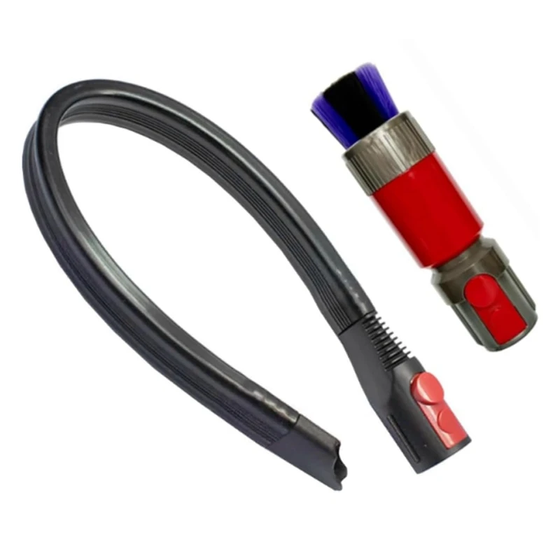 Flexible Crevice Tool Traceless Dust Brush Attachment for Dyson V7 V8 V10 V11 V15 Car Detailing&Corners Cleaning