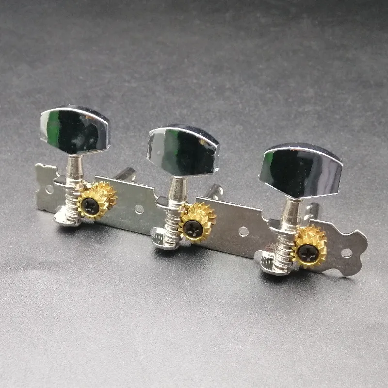 2 Piezas Clavijas De Afinación Para Guitarra Clásica - Mecanismo Suave, Metal Dorado, Fáciles De Instalar, Para Zurdos O Diestros