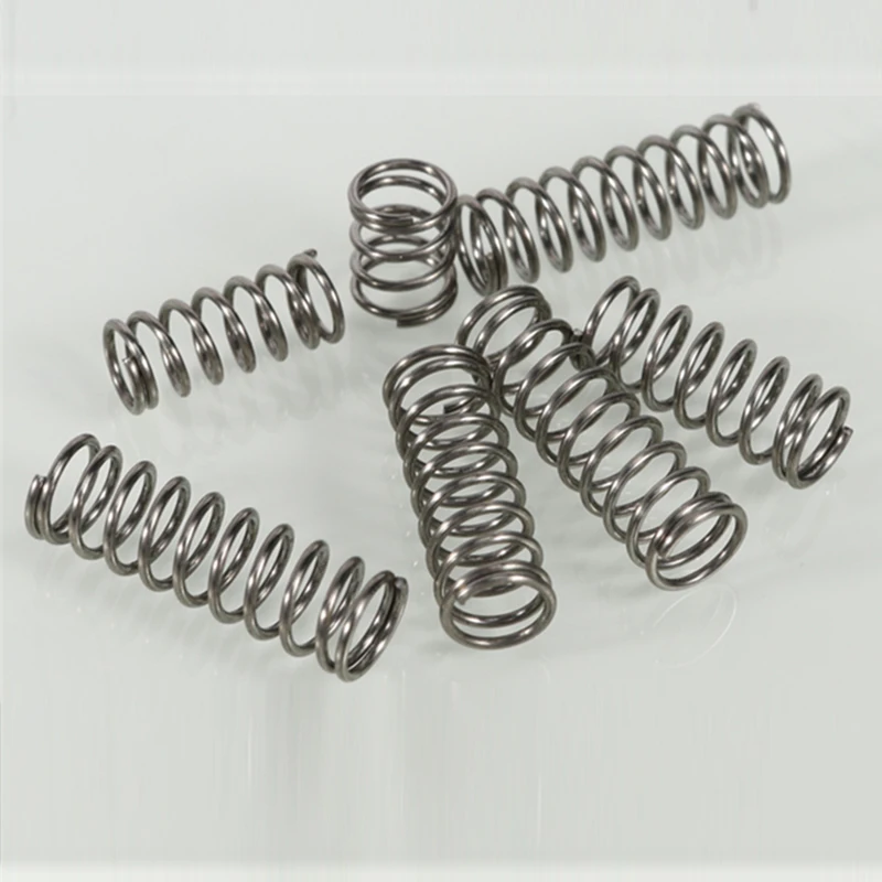 Compression Springs 65Mn Wire Diameter 0.4 / 0.5mm Cylidrical Coil Small