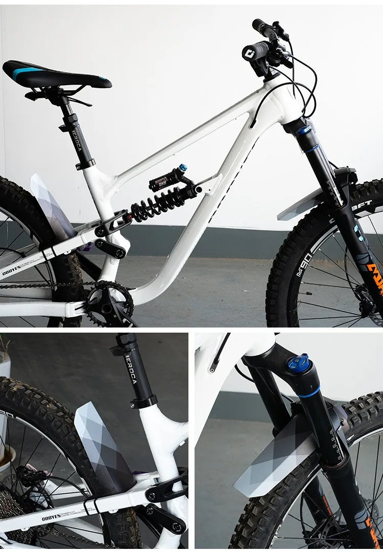 Ultraleichte Fahrrad Kotflügel MTB Vorne/Hinten Kotflügel Schnelle Entfernung Universal Sattel Kotflügel Fahrrad Reifen Rad Fender Radfahren Teile – Detail 18