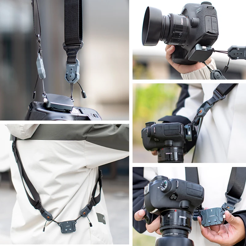 XILETU Quick Release Shoulder Strap Base Camera Sling Quick Disconnect Adapter for Fast Release Plate with Fujifilm Canon Sony camera tripod adapter tripod adapter mount