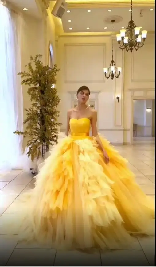 

Платья из фатина разных цветов #112 и #56