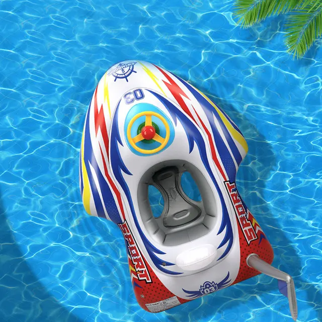 Iatable Float Seat Baby Swimming Circle Car Shape Toddler Swimming Ring Kid Child Swim Ring Accessories Water Fun Pool Toys 3