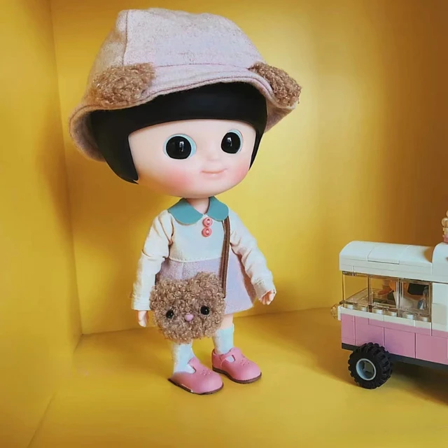 MUI CHAN MY FIRST UNIFORM BJD DOLL Cute Figure Body Moveable Mini MuiChan Go To School Baby Dolls DIY Toy Blyth Gift Collections 4