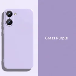 Premium Liquid Silicone Bumper Case Cover - Soft Touch, Original Design - OnePlus Nord CE5 (Grass Purple)