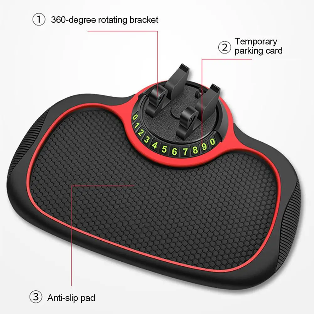 Car Anti-Slip Mat Auto Phone Holder Non Slip Sticky Anti Slide Dash Phone Mount Silicone Dashboard Car Pad Mat