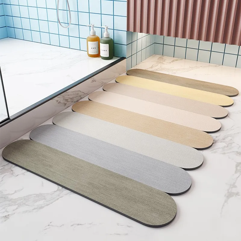 Tappetino antiscivolo s tappetino da bagno In Diatomite 300*400mm tappeto  per WC ad asciugatura