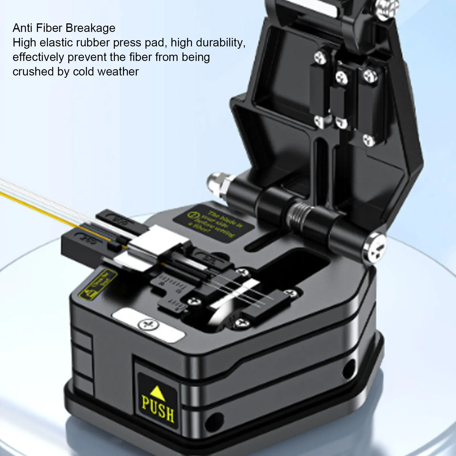 Cleaver Tool Optical Cable Cutter Automatic  ≤0.5 Degree Angle for 125μm Bare Fibers for 0.25mm 0.9mm Single