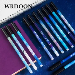 12pcs Constellation Erasable Pens Set School Supplies 0.5 mm Kawaii Gel Pen writing Office accessories Cute Stationery