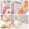 Stainless steel peeler with PP handle, potato and household vegetable and fruit peeler, fruit knife, kitchen utensils 4