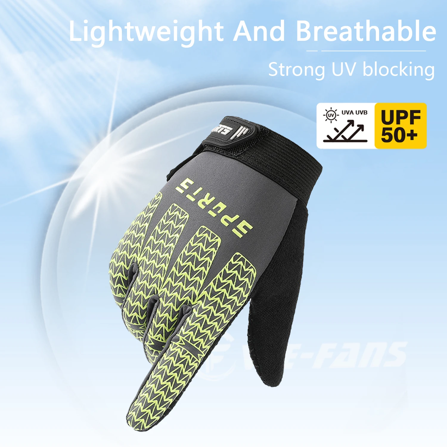 Children Diving Sunscreen Gloves Silicone Anti Slip Sweatband Boys and Girls mtb Bicycle Cycling Full Finger Surfing Gloves 4