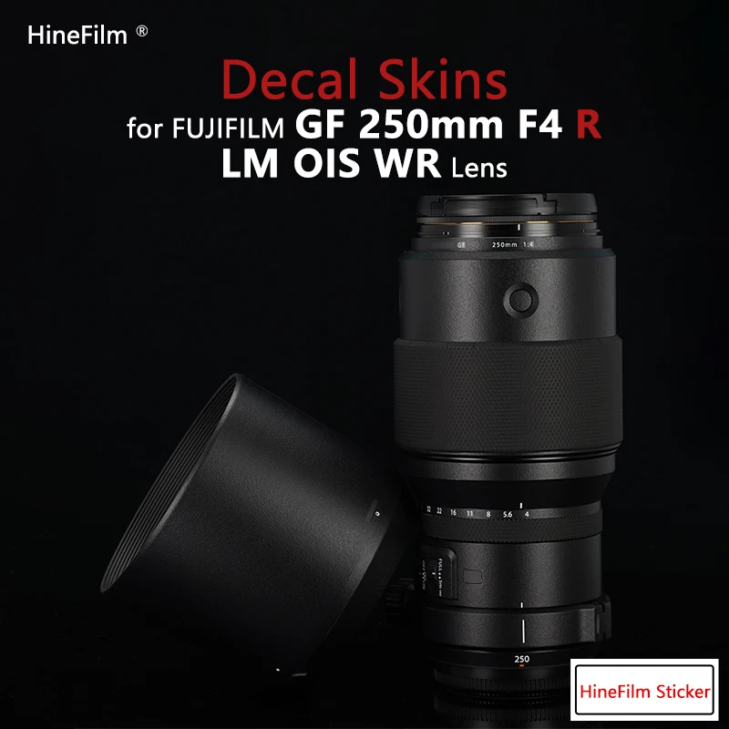 GF250レンズ富士gf 250mm f4 デカールラッププロテクター着 カスタム カバー