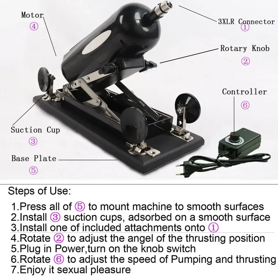 FAAK Sex Machine Thrusting Love Machine Automatic Telescopic Vibrator with Different Dildo Attachments Toys Sex Product