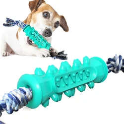 Pet Chew Toys Bite Resistant Rubber Stick Cat Puppy Teeth Cleaning Toothbrush Dogs Food Dispensing Training Toy for Teething
