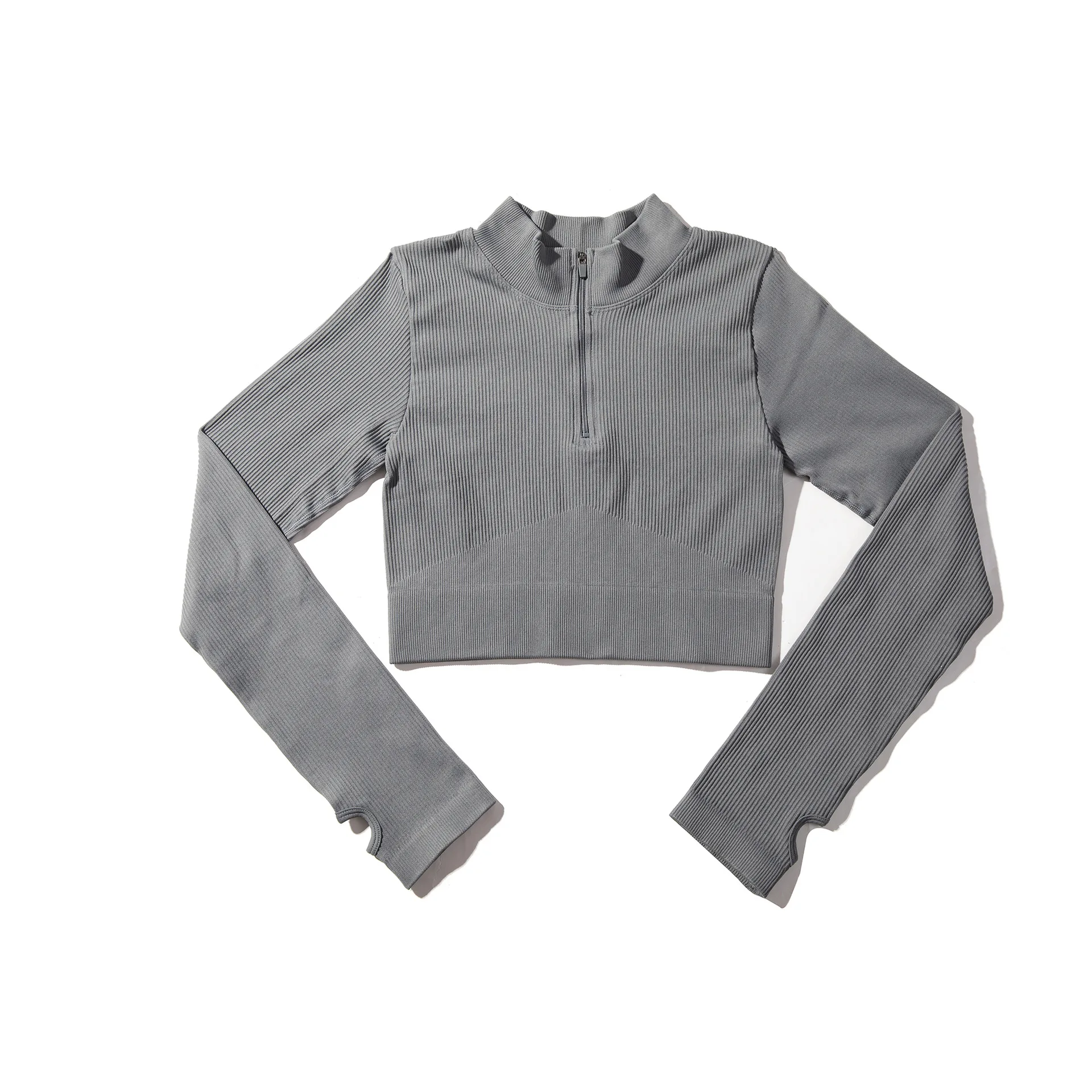 grey long sleeve